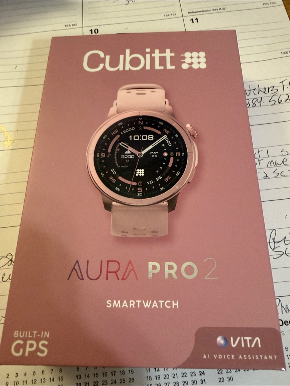 Aura Pro 2 Smartwatch — Pink